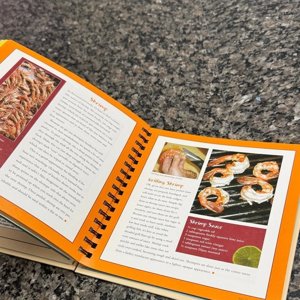 Angry Trout Cafe Notebook and cook book autographed George Wilkes EUC